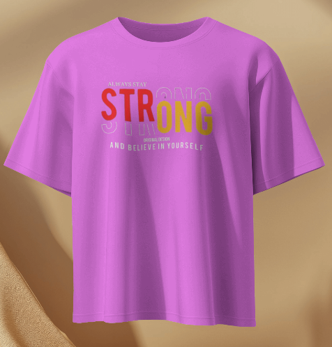 Round Neck Short sleeve cotton T shirt